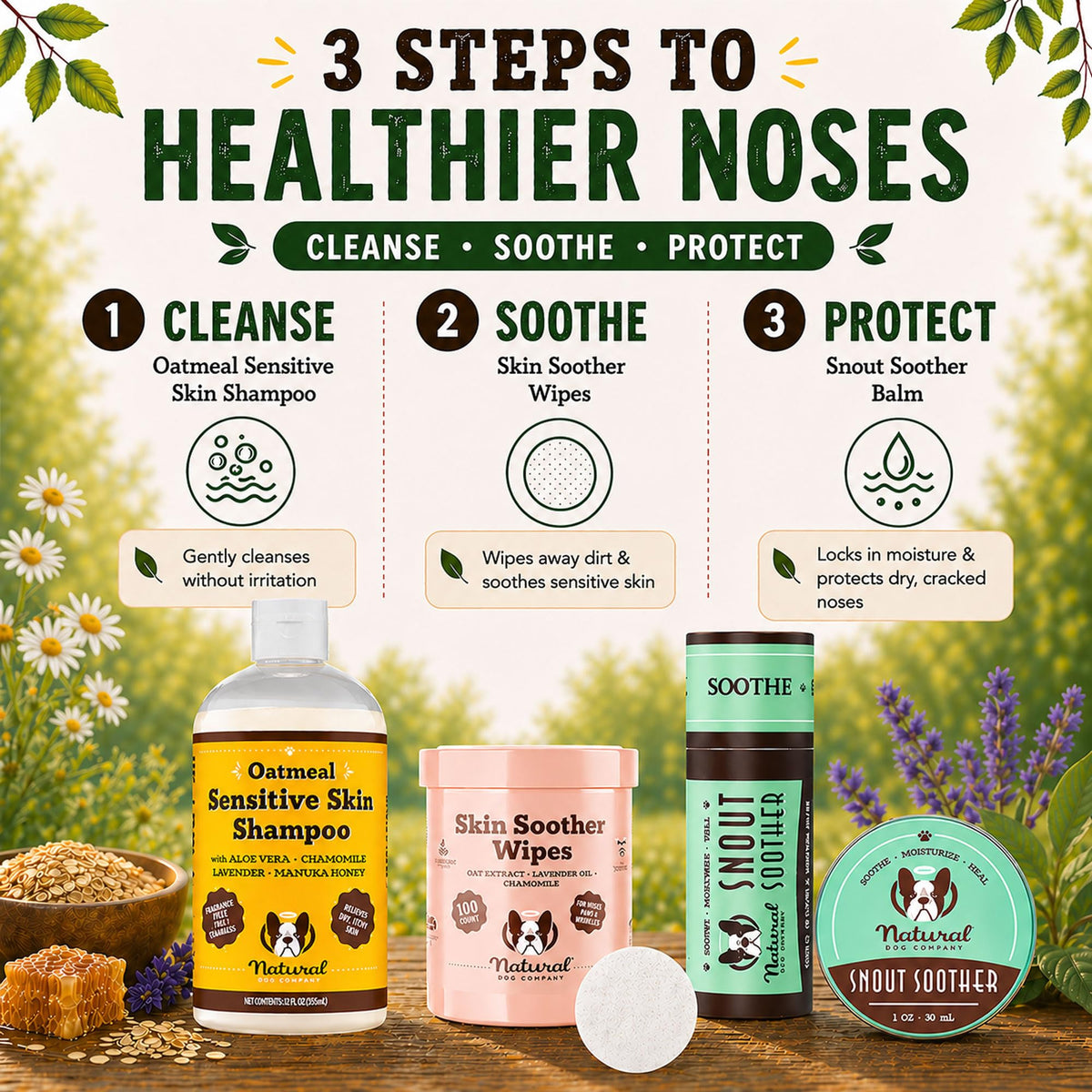Snout Soother Dog Nose Balm (Tin - 1 oz.)