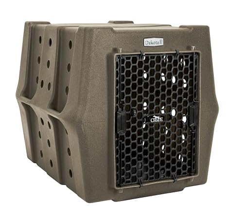 Dakota 283 Canine Rough and Tough Economy Dog Crate (Medium / Coyote Granite)