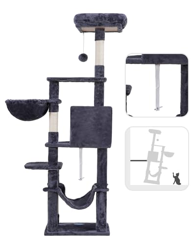 Cat Tree Multi (Smoky Gray / 60.6 Inches)