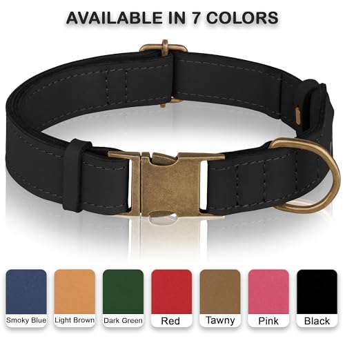 AirTag Dog Collar (Black / L, 17"-21" Neck Fit)