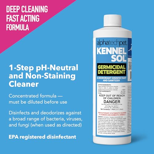 KennelSol Disinfectant & Cleaner for Kennels (16 Fl Oz (Pack of 1))