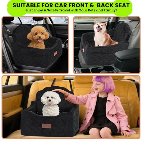 Dog Car Seat for Small Dogs Under 30lbs
