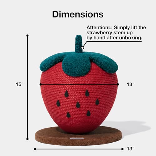 Strawberry Cat Scratching Post (Strawberry Scratching Post)
