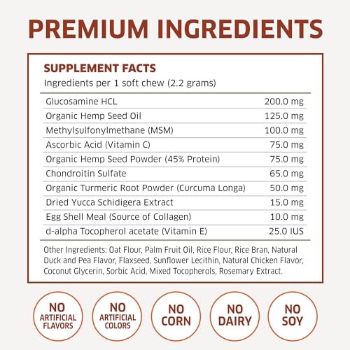 Hemp Hip and Joint Supplement for Dogs