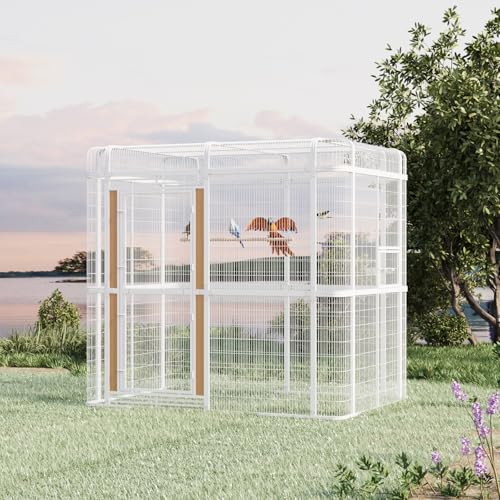 Large Bird Cage Extension Part (33.5“ Extension White)