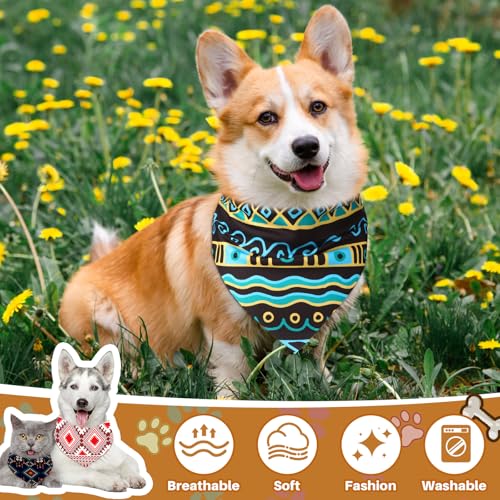 72 Packs 4th of July Dog Bandanas Bulk America Flag Patriotic Pet Bandanas Triangle Scarf Bibs Adjustable Dogs Bandana for Pet Independence Day