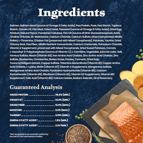 Wilderness Salmon Adult 7+ Dry Cat Food (5 Pound (Pack of 1))