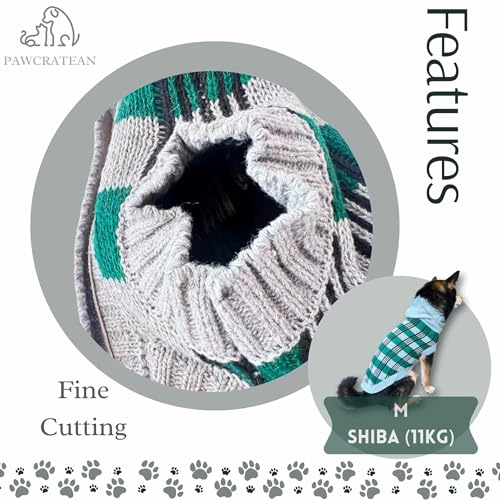 Cute Sweater for Dogs and Cats Soft Flannel Pet Outfit Warm and Cozy Animal Vest Small to Large Pet Clothes for Halloween Parties and Everyday Wear (Large)