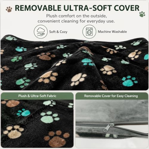 Dog Heating Pad 32x20 in UL (Black / 32 x 20 in)
