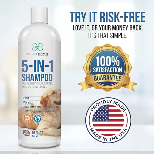 16 fl oz Dog Shampoo for Itchy Skin 5 in 1 (16 fl oz)