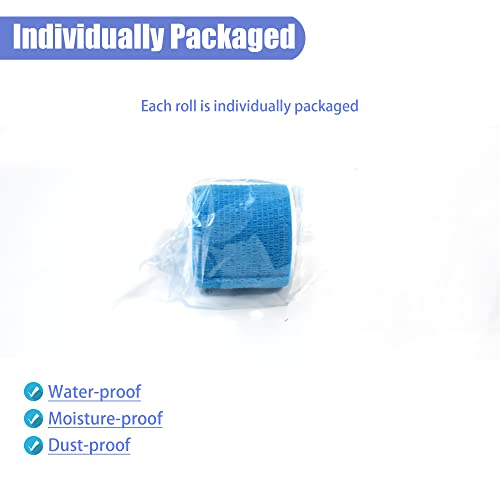 2 Inches Self Adhesive Bandage Wrap (2 Inch / Light Blue)