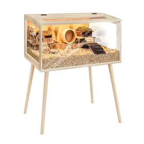 Hamster Cage Wooden Chew Proof (40.0"L x 20.0"W x 47.5"H)