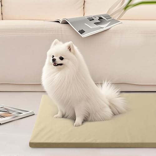 Dog Mat 27"x 42"Dogs Crate Pad (42"L x 27"W / Khaki)