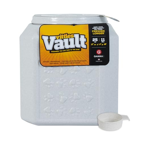 Vittles Vault Vittles Vault Pawprint Food Storage Container + Scoop (25 Pounds)