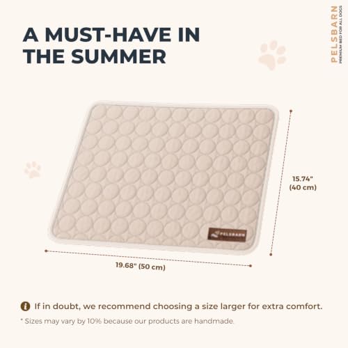 Dog Cooling Mat (Light Beige / X-Small)