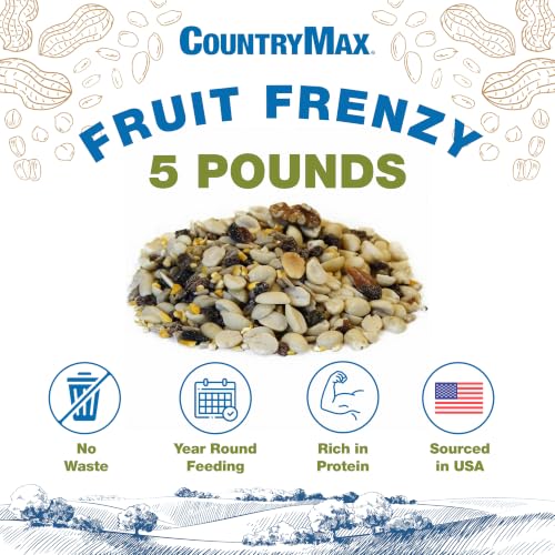 Backyard Seeds 5LB Fruit Frenzy No (Fruit Frenzy / 5 Pound (Pack of 1))