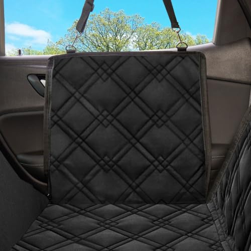 Dog Car Seat Cover (XL – Fits Large SUVs & Full-Size Trucks / Black)