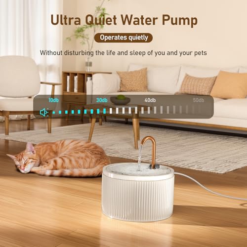 Ceramic Cat Water Fountain