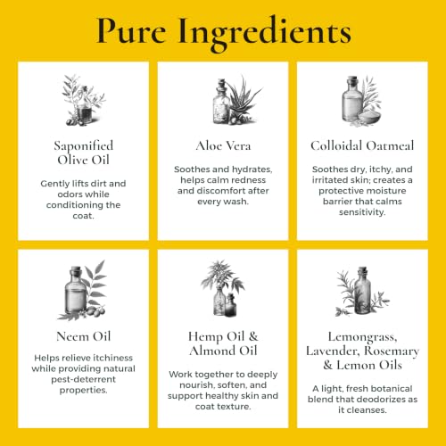 J.R.LIGGETT'S Dog Shampoo Bar for Dogs with Sensitive Skin 3.5 oz (3.05 oz)