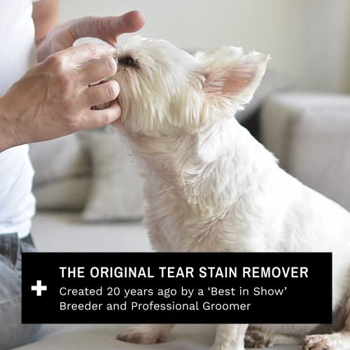 Dog Tear Stain Remover Starter Kit with ProPowder Brush (Large Brush)