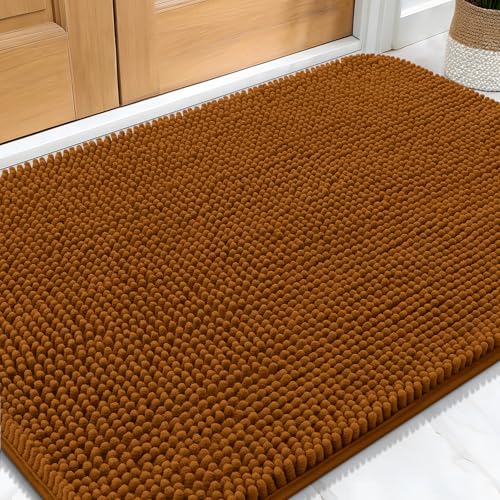 Dog Door Mat for Muddy Paws 30x20 (Ochre / 30" X 20")