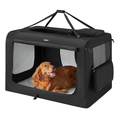 Collapsible Soft Dog Crate (XXXXL（48"L x 31"W x 31"H） / Black)