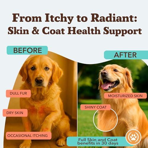 Skin & Coat Supplement for Dogs (90 Count)