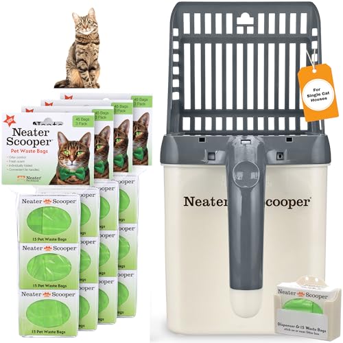 Neater Scooper Standard Cat Litter Scoop (Gray / Standard - 195 Bags)