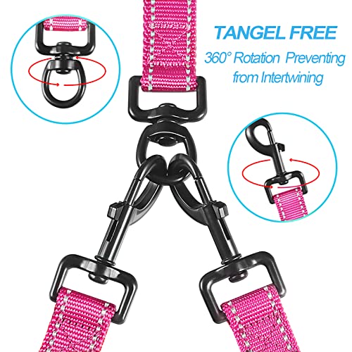 Double Dog Leash (Pink)