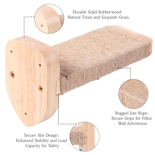 3pcs Cat Wall Steps (Standard / Wood)