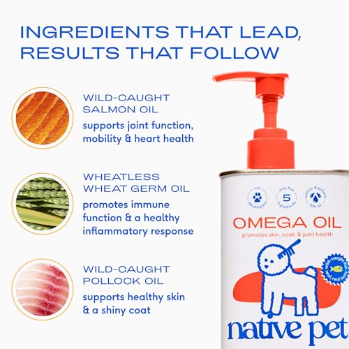 Omega 3 Fish Oil for Dogs & Cats (32 Fl Oz)