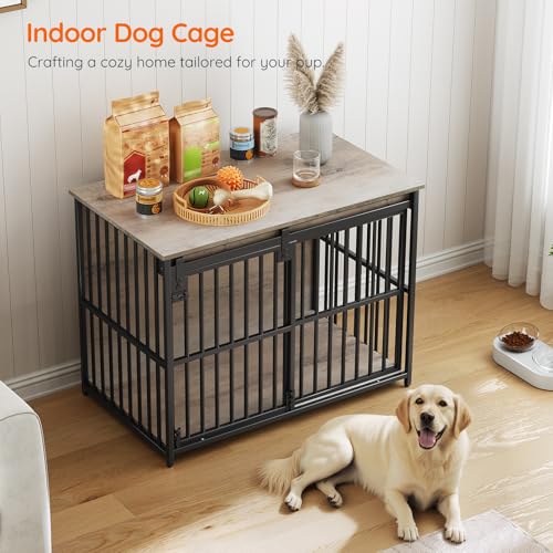Dog Crate Furniture (Greige)