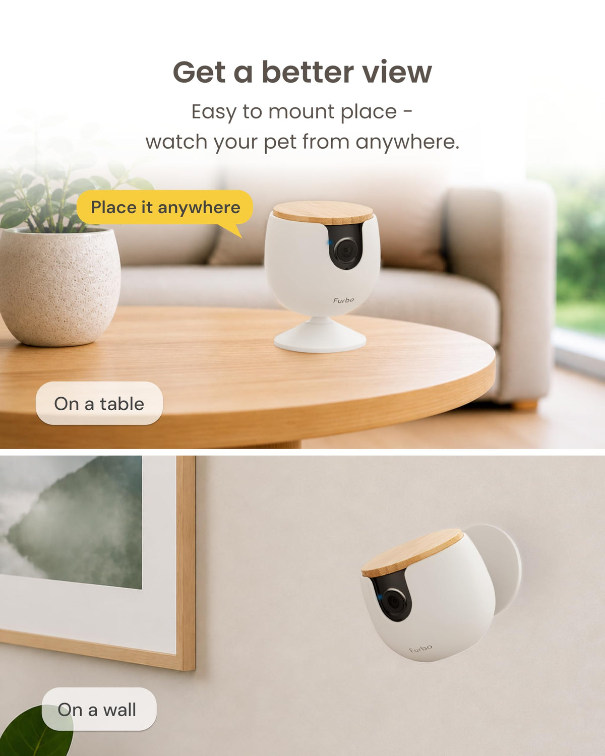 Mini Pet Camera [Paid Plan Required to Activate] (Mini Non-rotating Camera / Subscription Required to Activate)