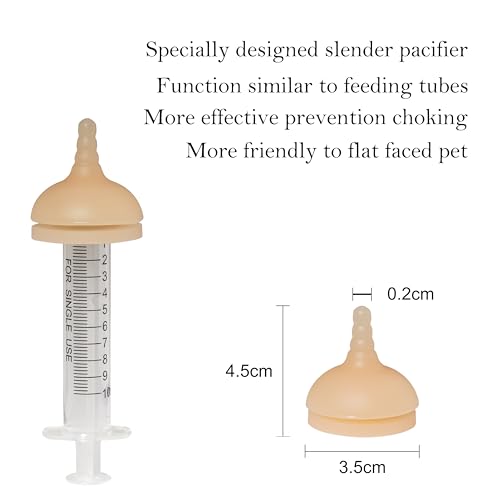 Puppy Feeder kit (Replacement Nipple (4 Nipple+6 Syringes))