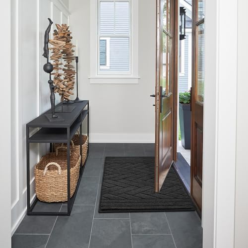 Dog Door Mat for Mud Paws (20" x 48" / Charcoal)