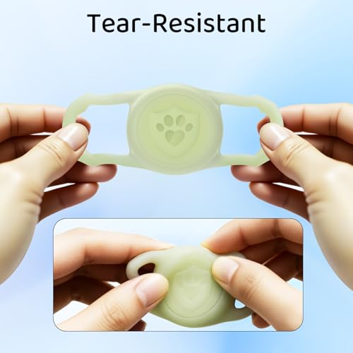 IP68 Waterproof AirTag Holder for Dog Collar (Luminous)
