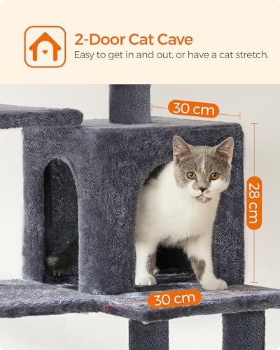 Cat Tree 54.2 (54.2 Inches / Smoky Gray)