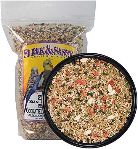 Garden Small Hookbill No Sunflower Bird Food for Lovebirds (2 Pound (Pack of 1))