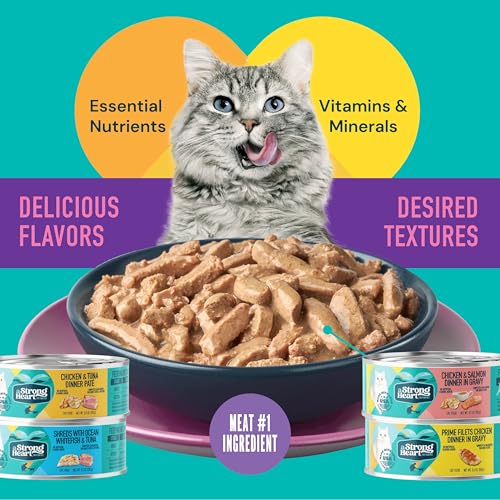 A Strong Heart Cat Food Variety Pack (5.5 Ounce (Pack of 40))