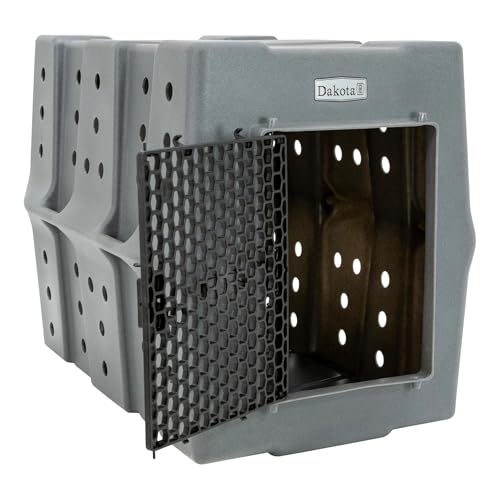 Dakota 283 Canine Rough and Tough Economy Dog Crate (X-Large / Dark Granite)