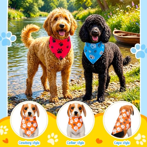 120 Pack Dog Bandanas Bulk