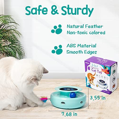 Cat Toys 2 in (Robin Egg Blue)