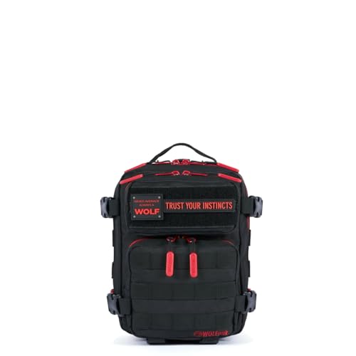 9L Mini Backpack 1000D Compact Gym EDC Bag (Red Wolf)