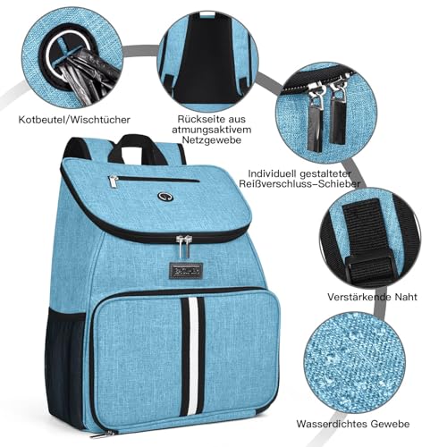 Dog Travel Bag (Sky Blue-A)