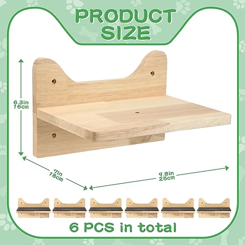 6 Set Cat Wall Shelves (Lovely)