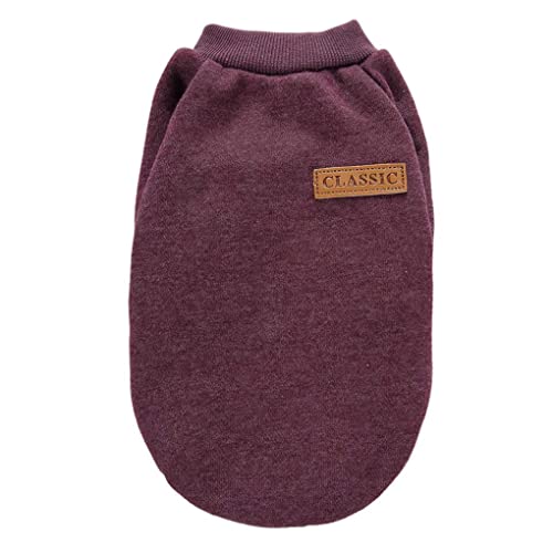Dog Sweaters for Small Dogs (Brown / Medium)