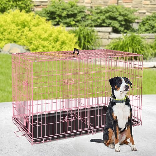 Dog Crate 36" (Pink)
