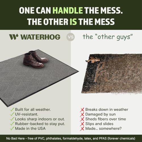 Diamonds Front Door Mat Indoor Outdoor Entrance (Extra Large 45.5"x70.5" (4’x6’) / Medium Grey)
