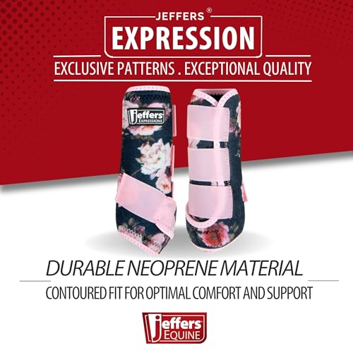 Expression Protective Horse Boots 1 Pair (Rose Garden / Small)
