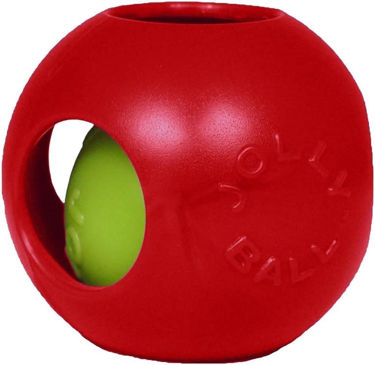 Teaser Ball Interactive Dog Toy (Red / Small (4.5 in))